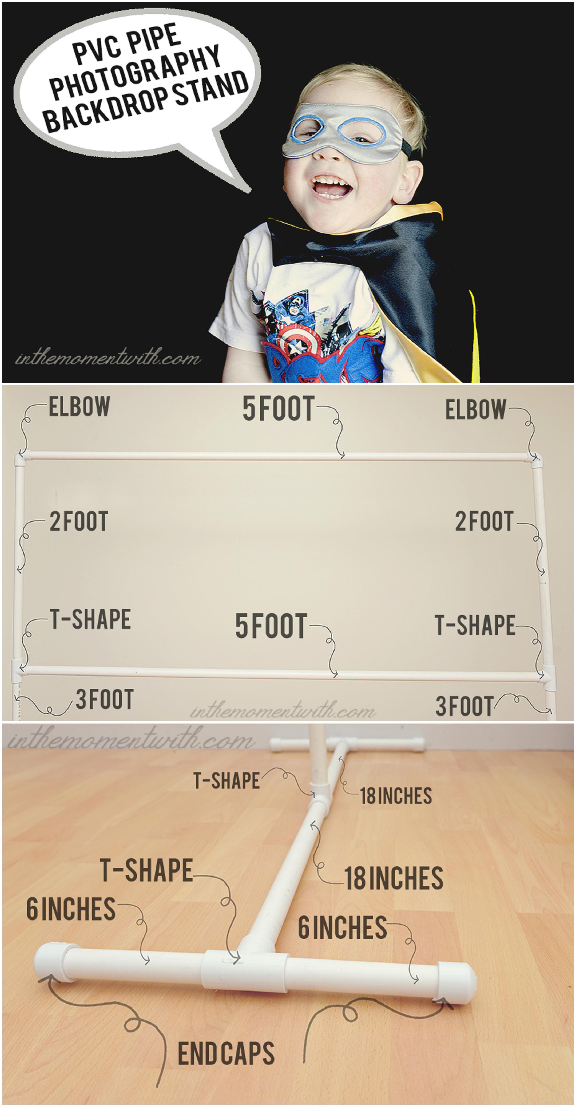 PVCPipePhotographyBackdropStand Sarah Halstead