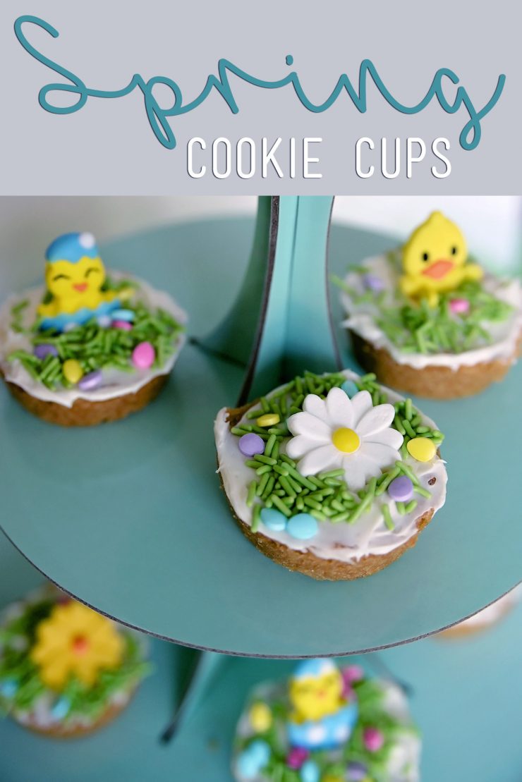 Spring Cookie Cups