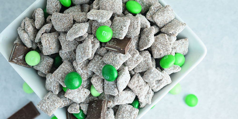 Mint Chocolate Puppy Chow