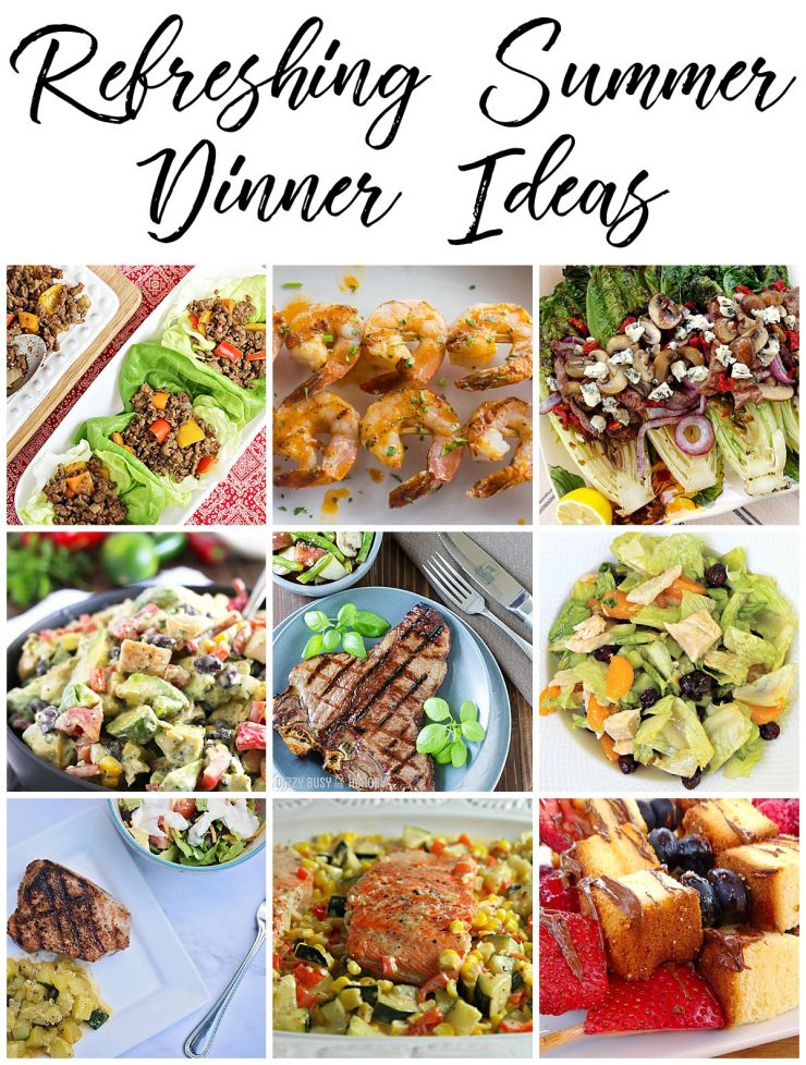 Refreshing Summer Dinner Ideas | Sarah Halstead