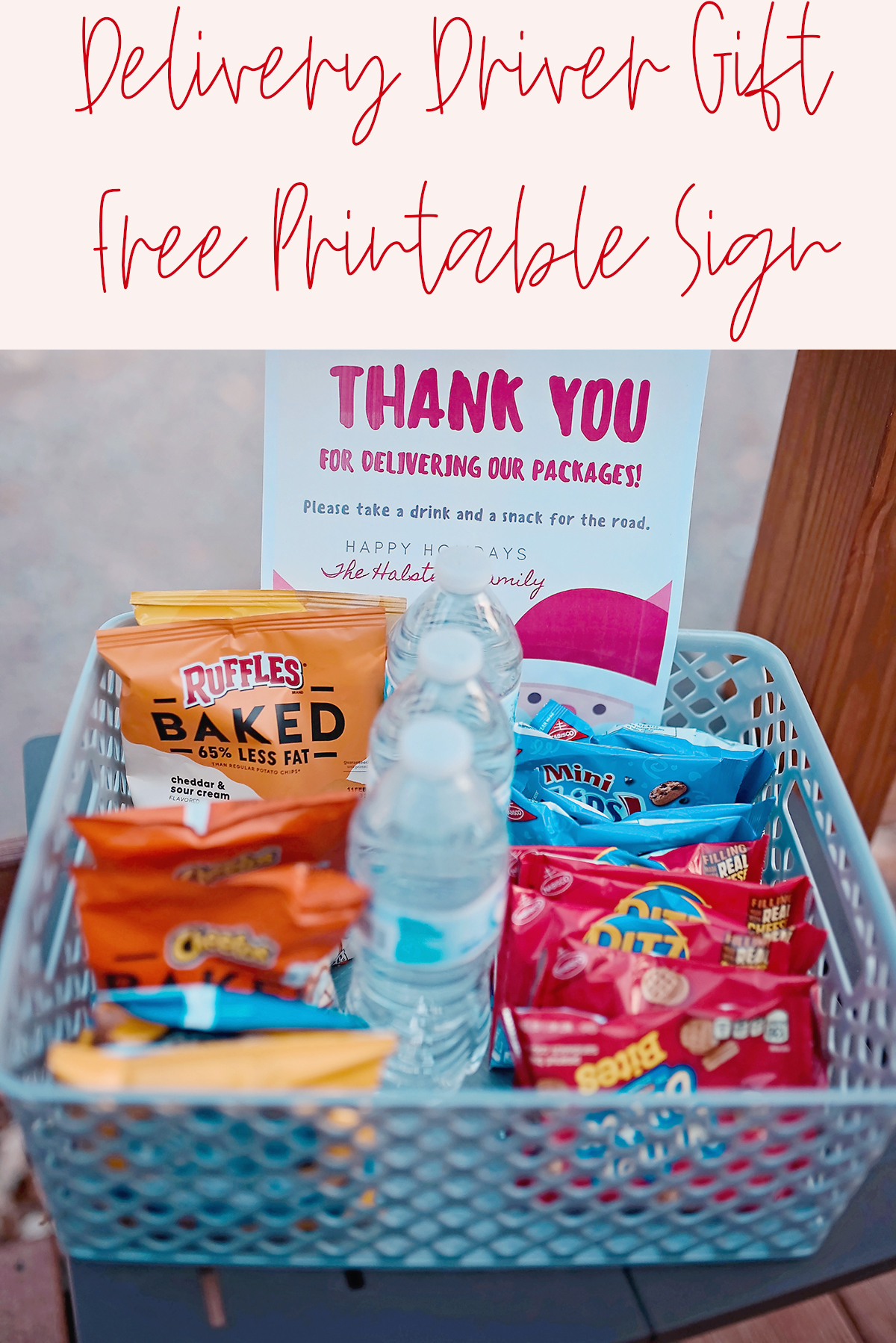 delivery driver free printable - Sarah Halstead